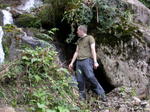 Christian and the Waterfall