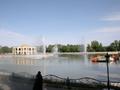 the view from our parking-camping in Tabriz, right at the park