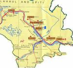 Tourist Map of Spiti Valley