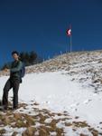 Se Germans invading Switzerland. He wanted to tear down the flag stamp on it and burn it. Bad German guy :-)